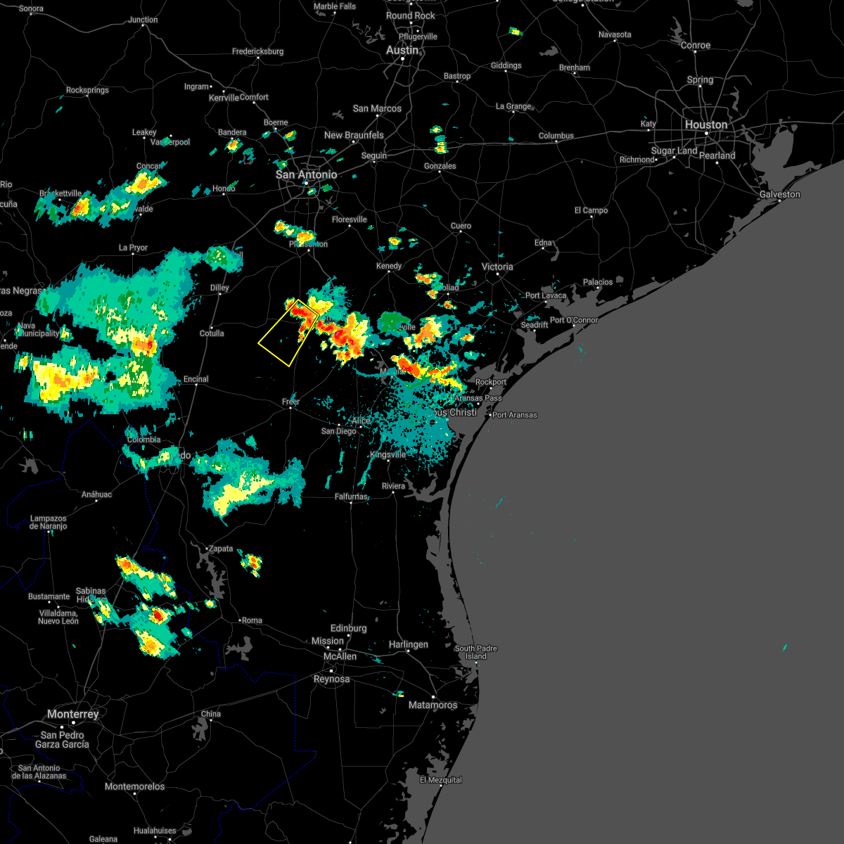 Interactive Hail Maps Hail Map for Tilden, TX