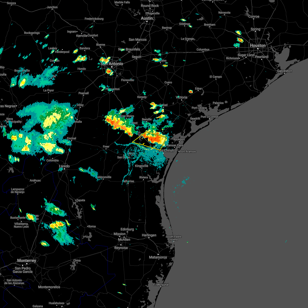 Interactive Hail Maps Hail Map for Odem, TX
