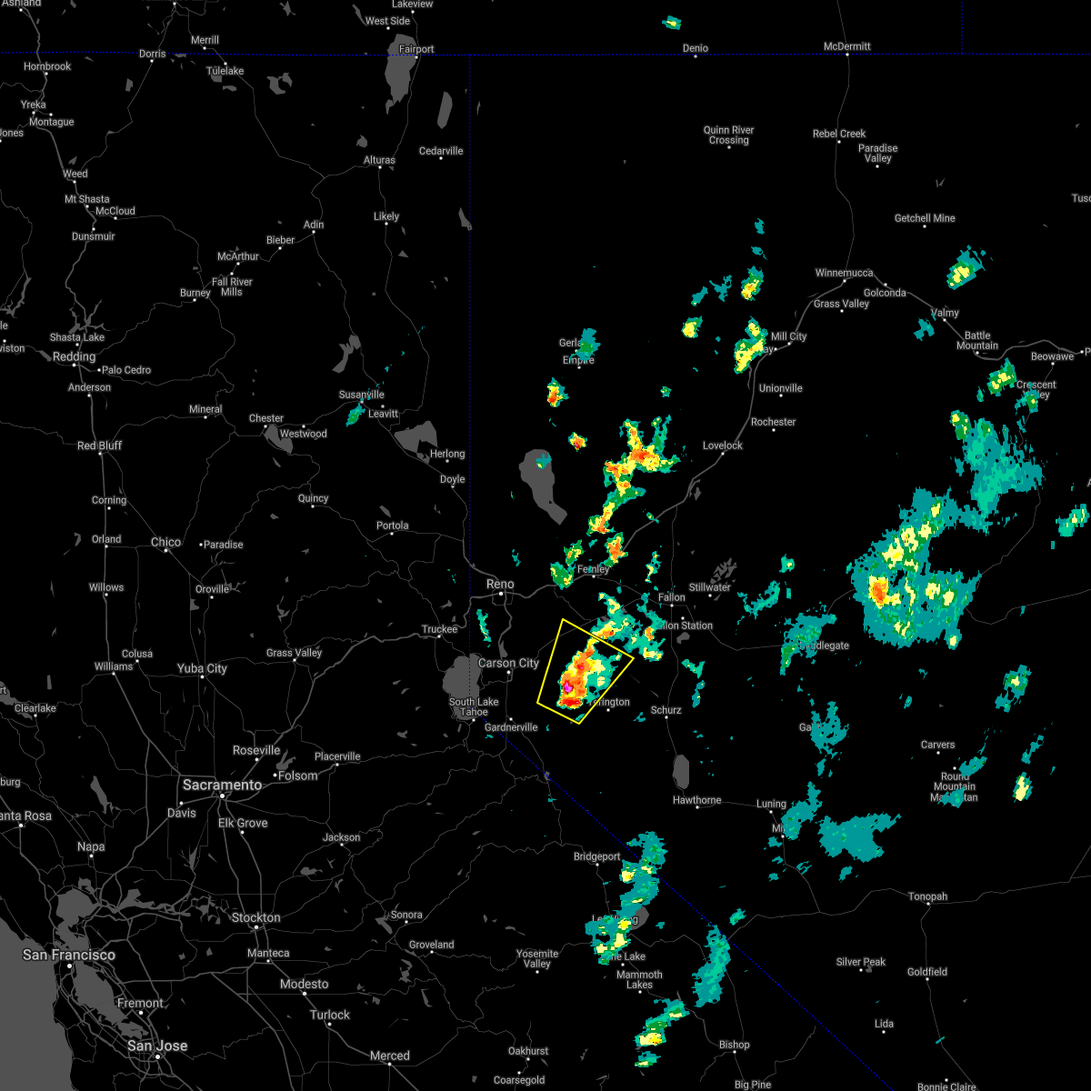 Interactive Hail Maps Hail Map for Dayton, NV