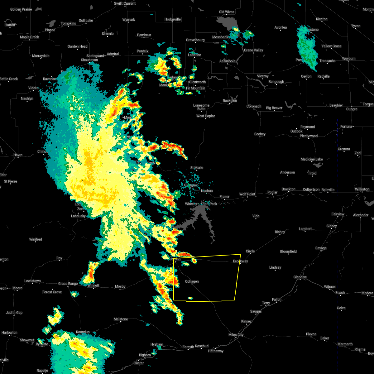 Interactive Hail Maps Hail Map for Jordan, MT