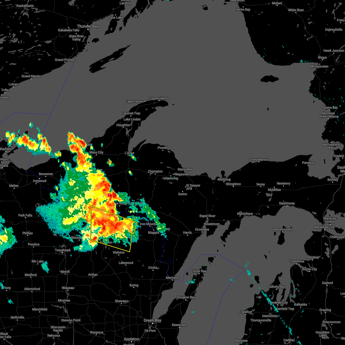 Interactive Hail Maps Hail Map for Crandon, WI