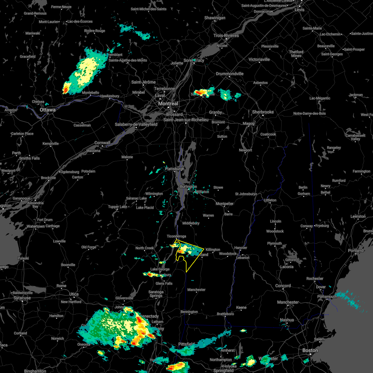 Interactive Hail Maps Hail Map for West Rutland, VT