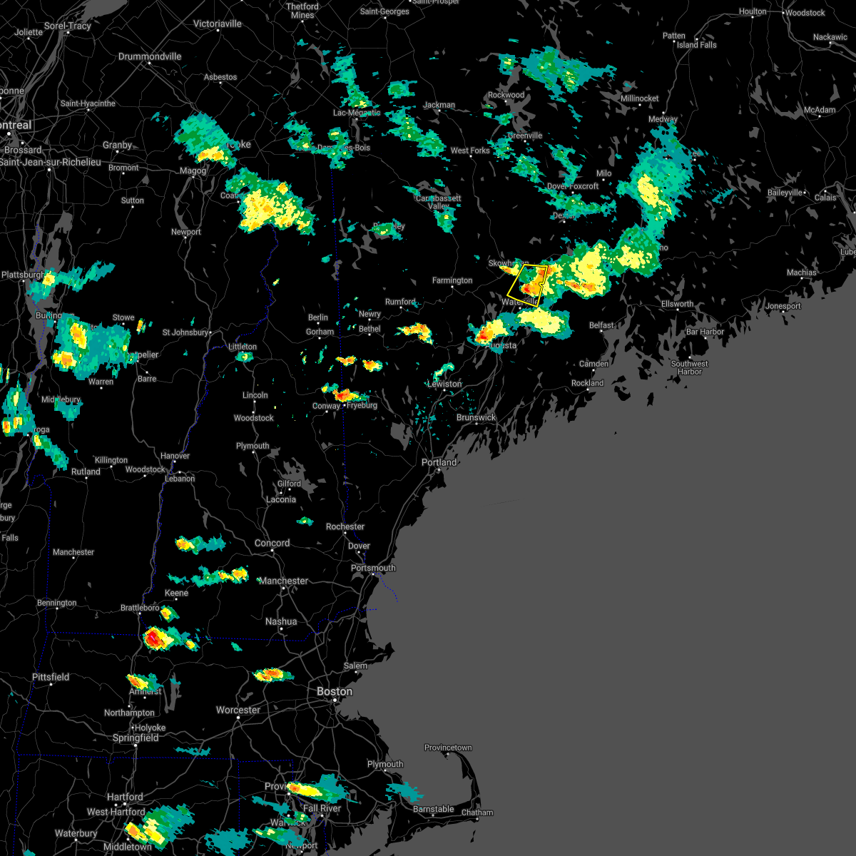 Interactive Hail Maps Hail Map for Fairfield, ME