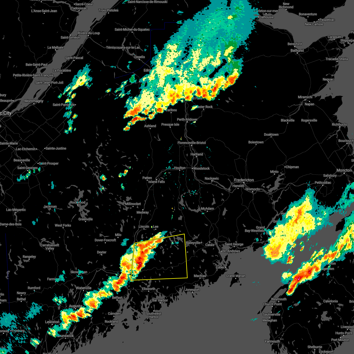 Interactive Hail Maps Hail Map for Bangor, ME