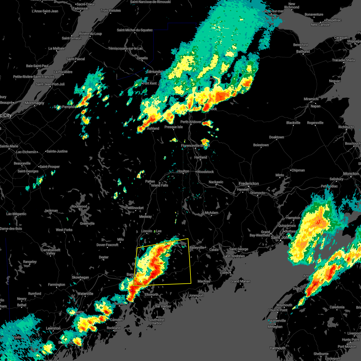 Interactive Hail Maps Hail Map for Bangor, ME