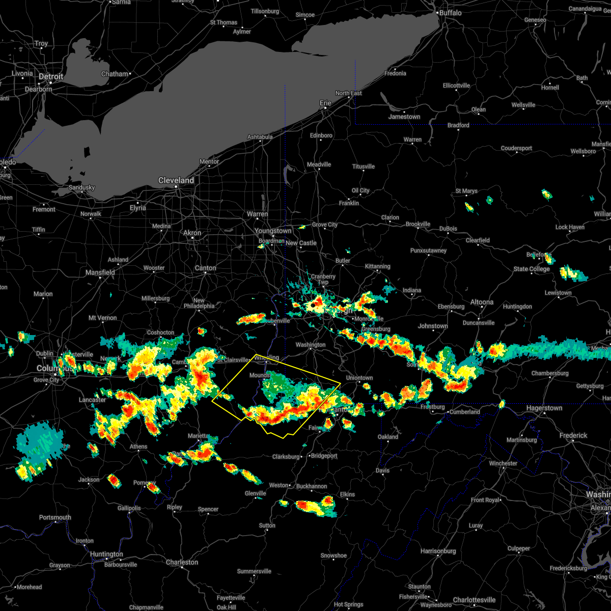 Interactive Hail Maps Hail Map for Smithfield, WV