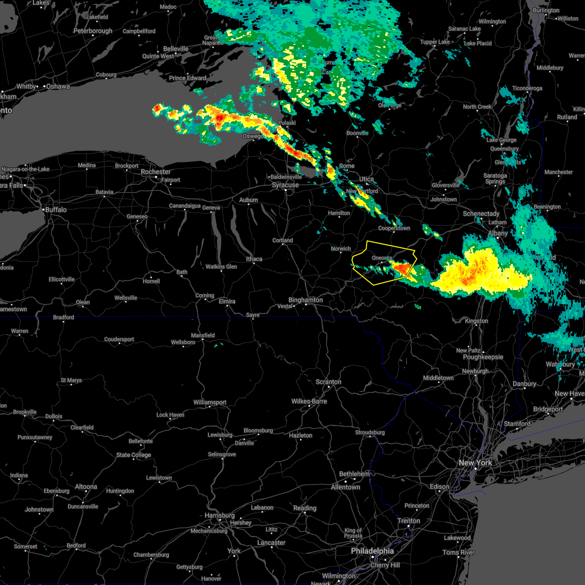 Interactive Hail Maps Hail Map for Davenport Center, NY