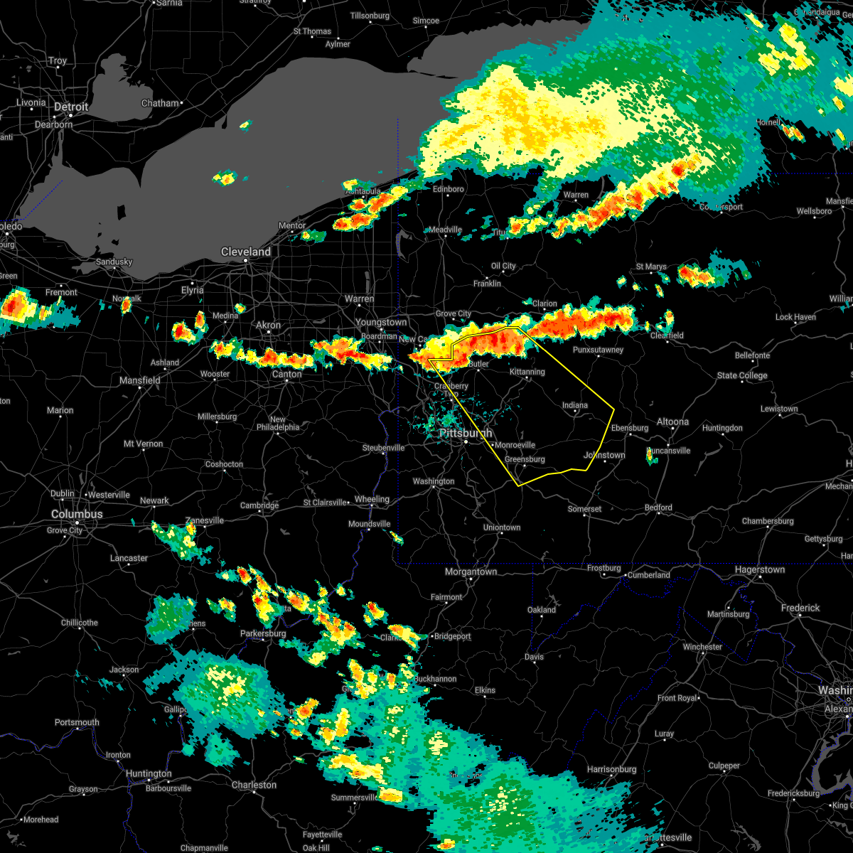 Interactive Hail Maps Hail Map for Butler, PA