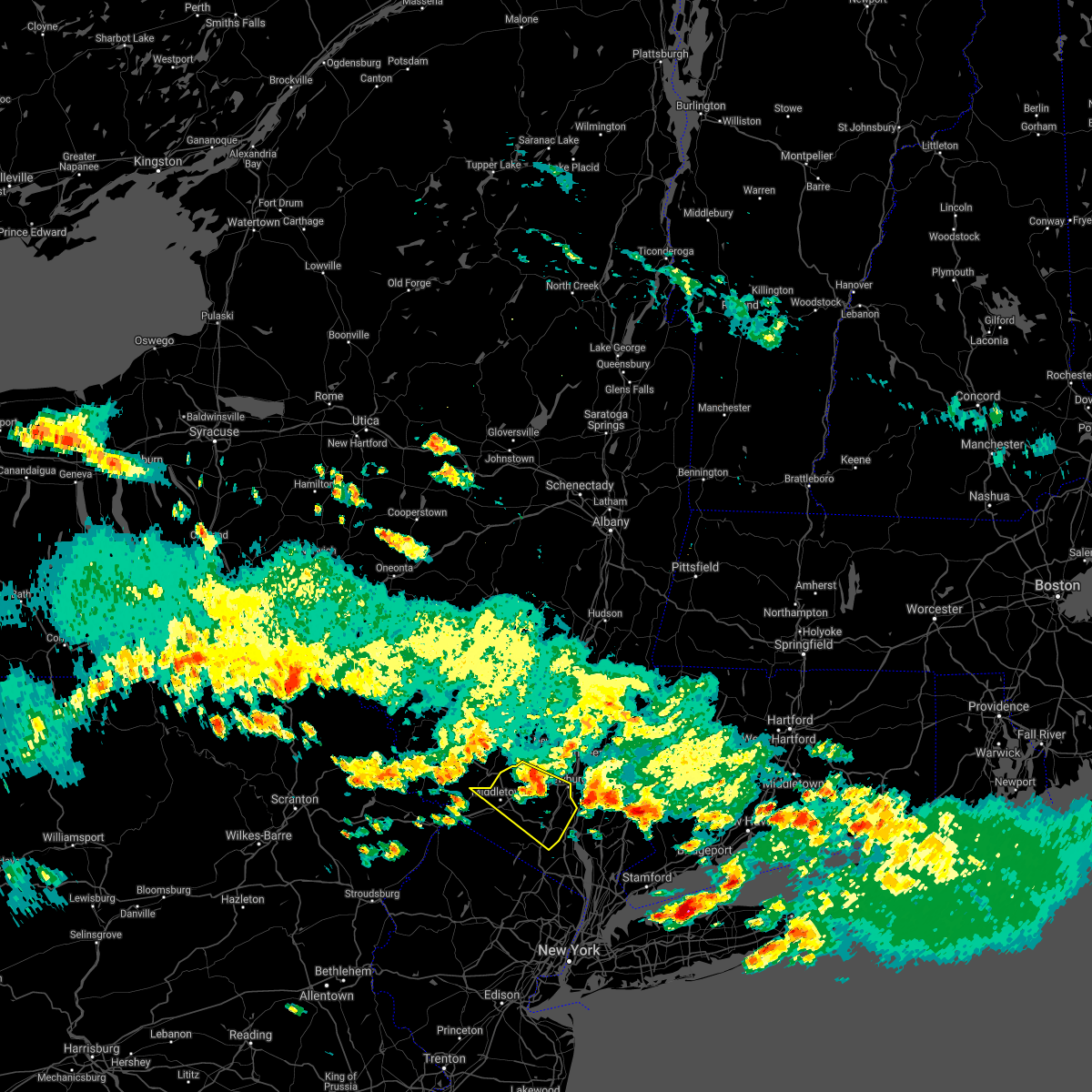Interactive Hail Maps Hail Map for Middletown, NY