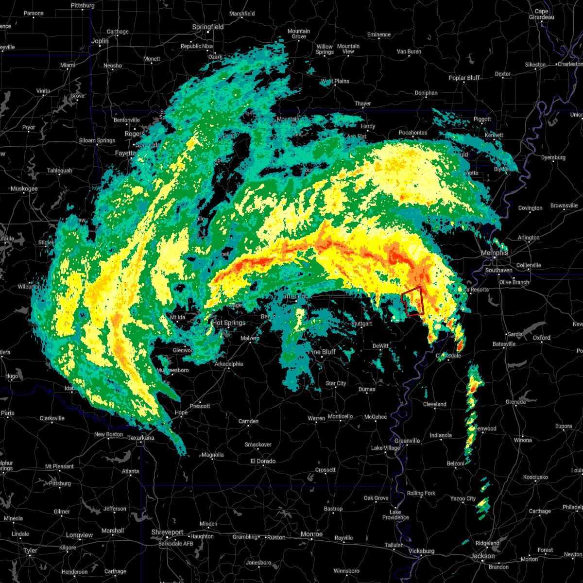 Interactive Hail Maps Hail Map for Moro, AR