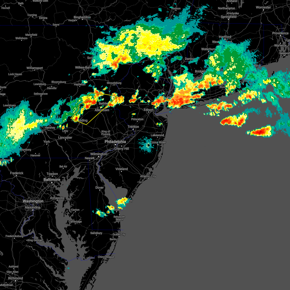 Interactive Hail Maps Hail Map for Lehighton, PA