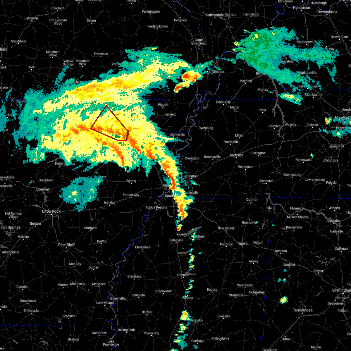 Interactive Hail Maps Hail Map for Alicia, AR
