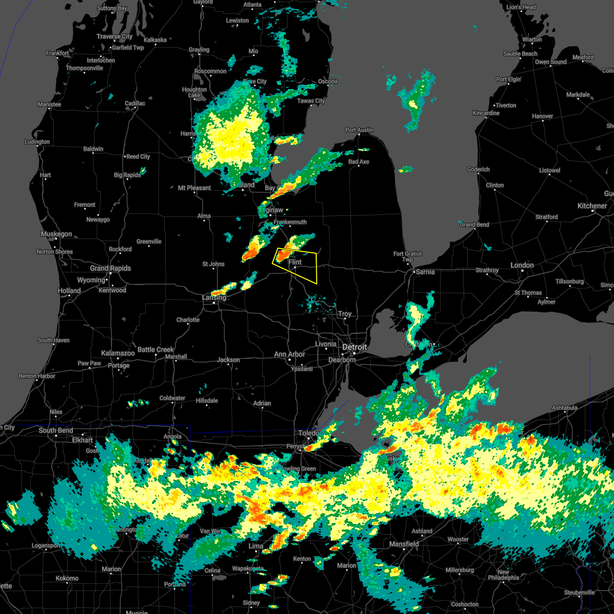 Interactive Hail Maps Hail Map for Flushing, MI