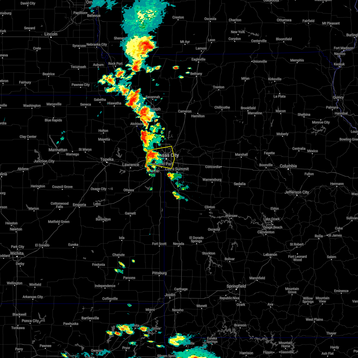 Hail Map for Shawnee, KS Interactive Hail Maps