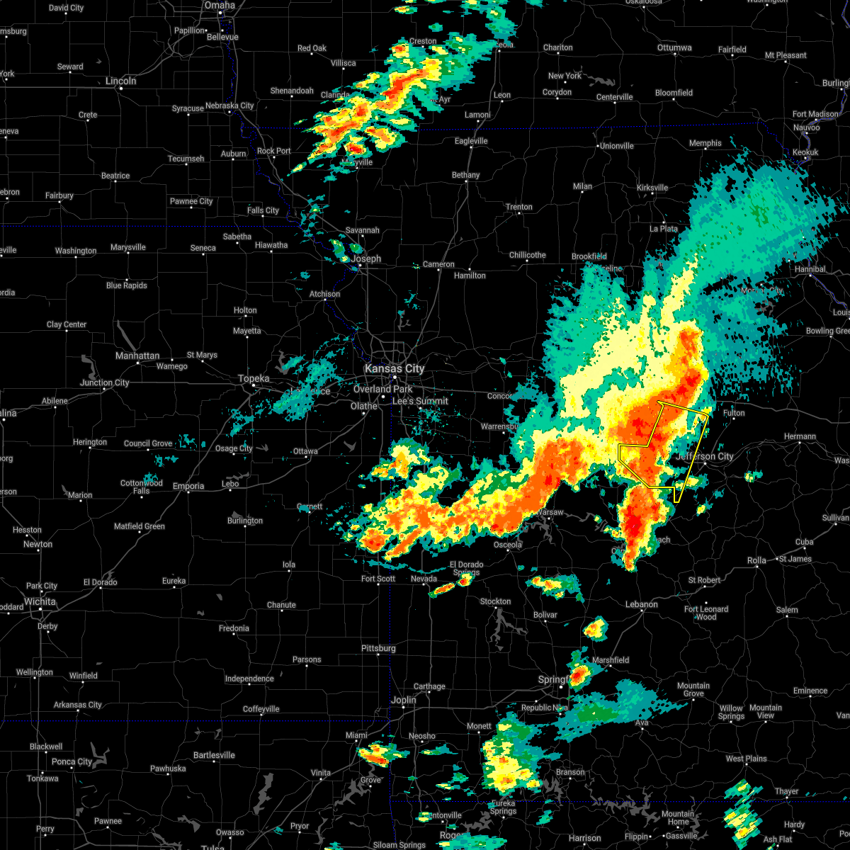 Interactive Hail Maps Hail Map for Tipton, MO