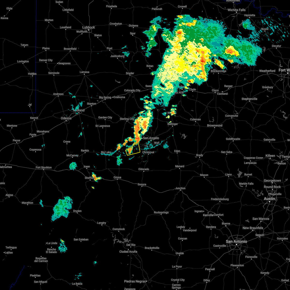 Interactive Hail Maps Hail Map for Mertzon, TX
