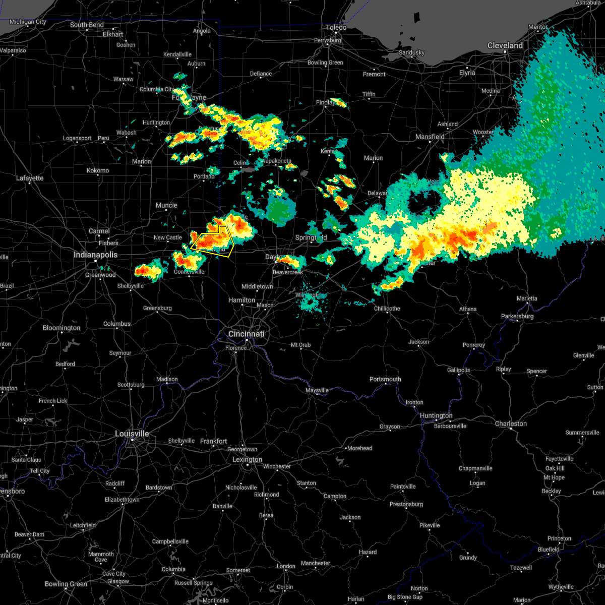 Interactive Hail Maps Hail Map for Fountain City, IN