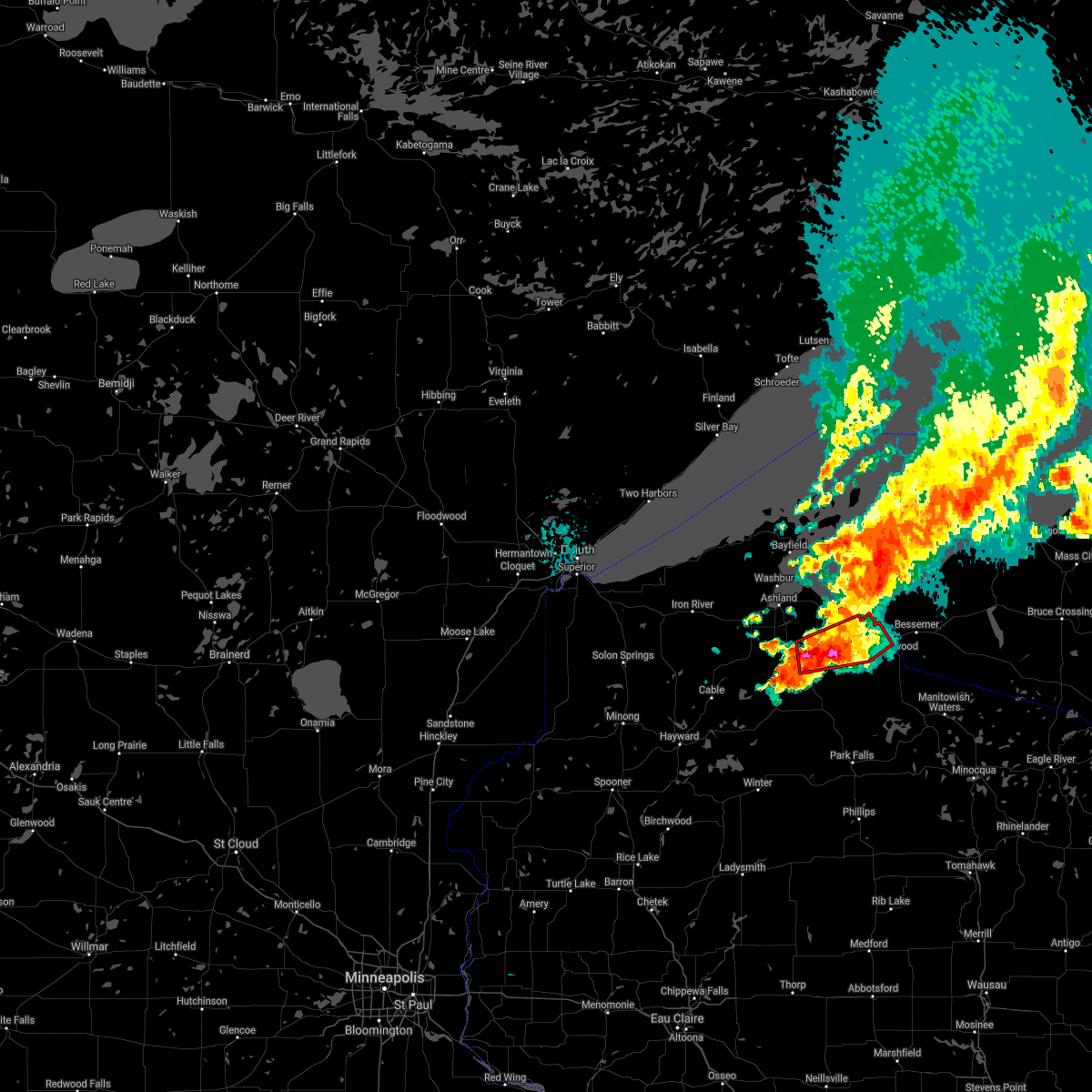 Interactive Hail Maps Hail Map for Hurley, WI
