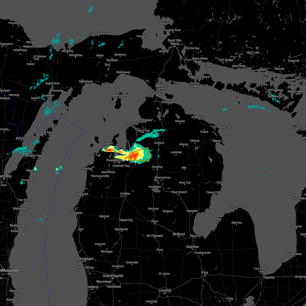 Interactive Hail Maps Hail Map for Alba, MI