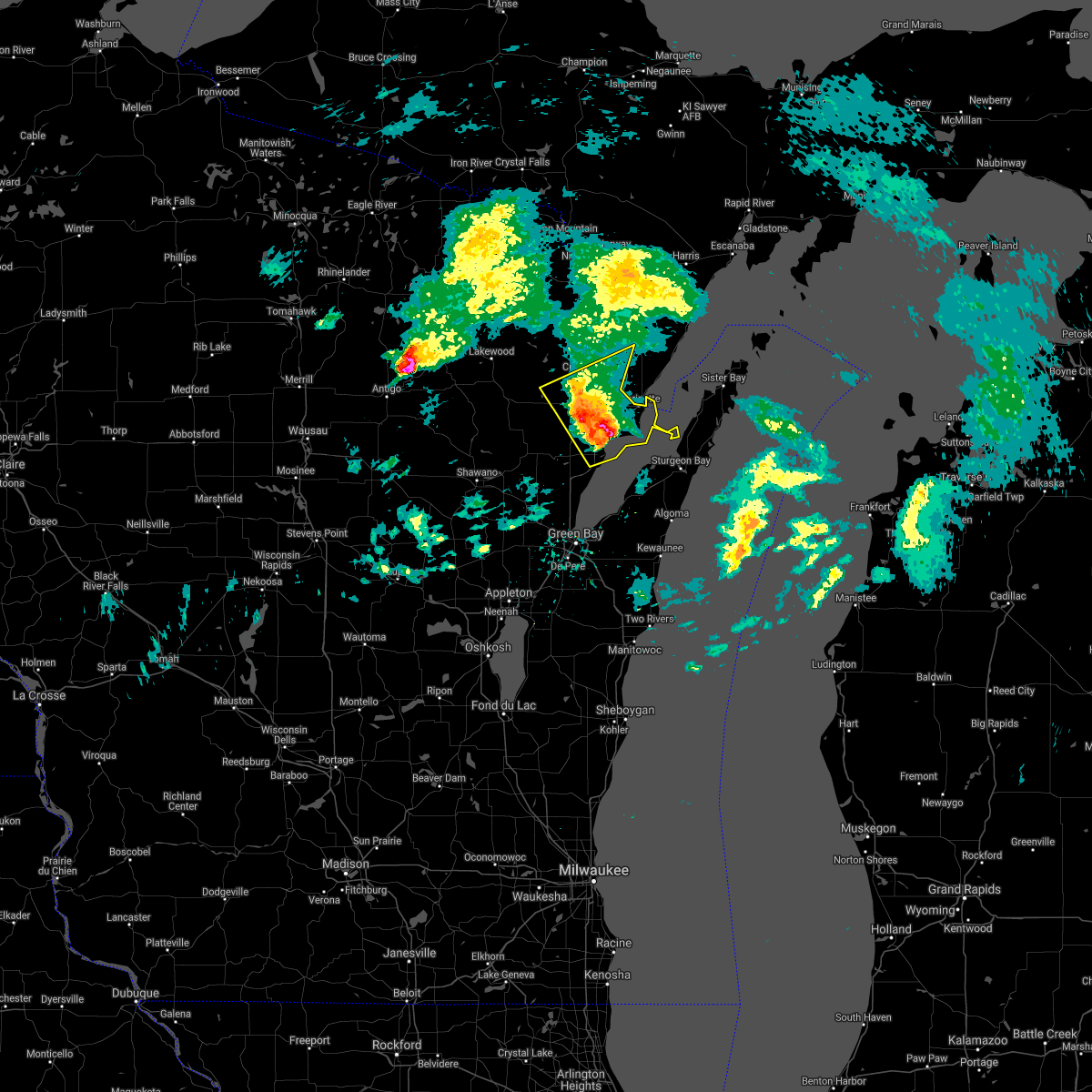 Interactive Hail Maps Hail Map for Coleman, WI