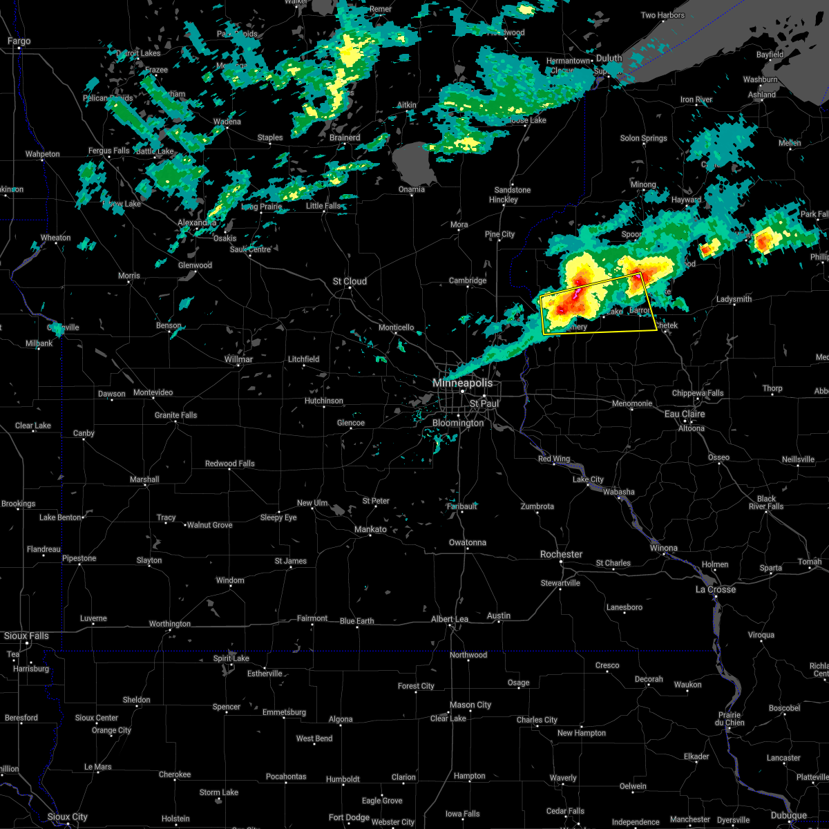 Interactive Hail Maps Hail Map for Rice Lake, WI