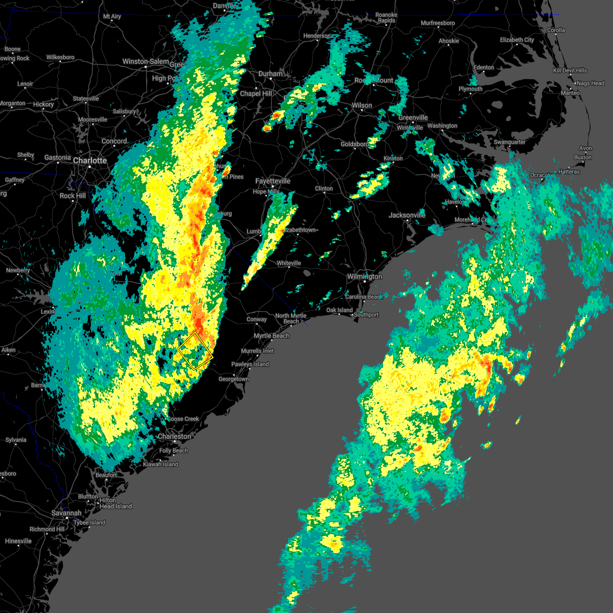Interactive Hail Maps Hail Map for Kingstree, SC
