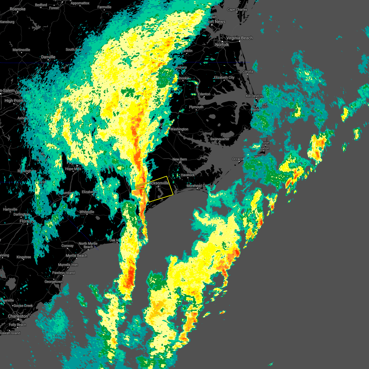 Interactive Hail Maps Hail Map for Sneads Ferry, NC