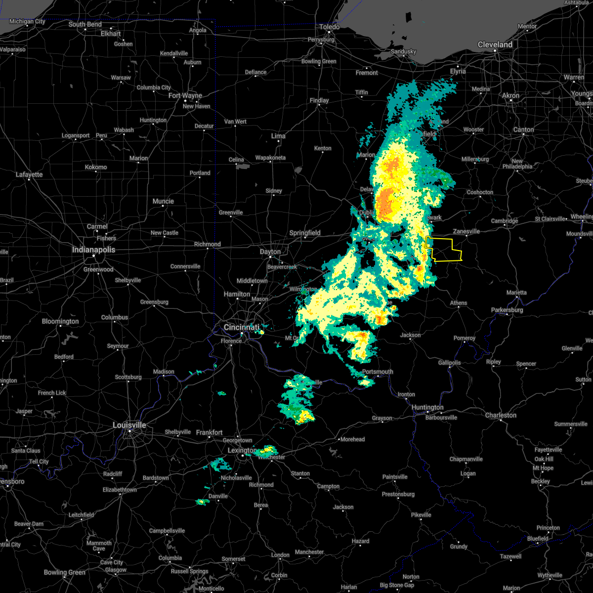 Interactive Hail Maps Hail Map for Thornville, OH