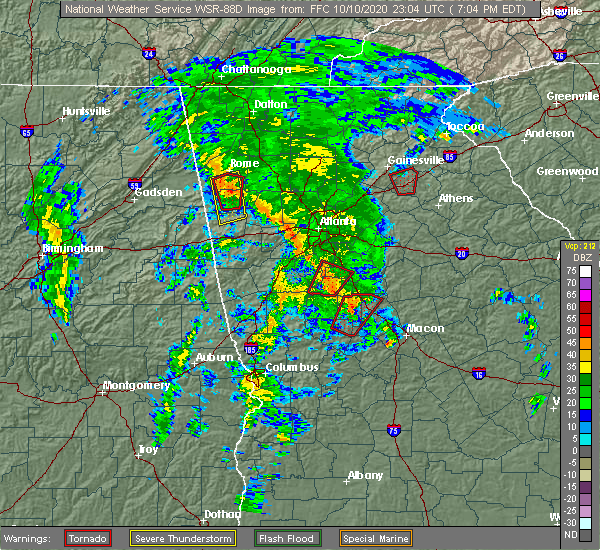 Interactive Hail Maps Hail Map for Milner, GA