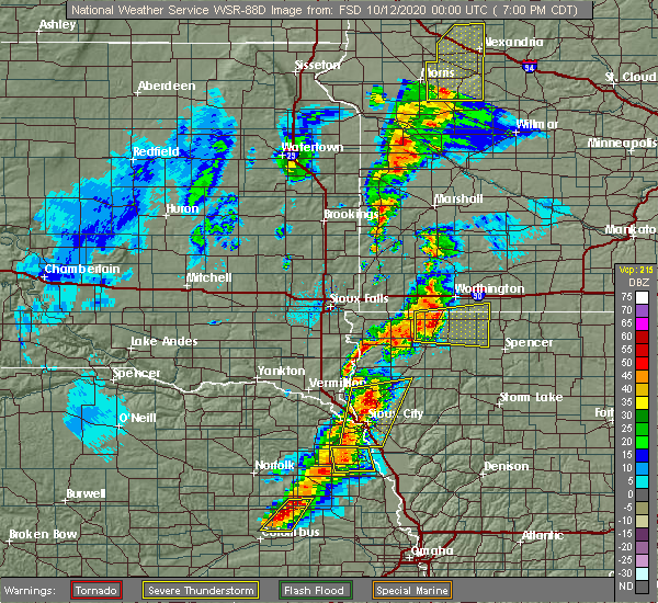 Interactive Hail Maps Hail Map for Worthington, MN