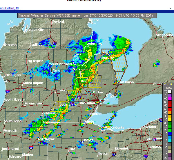 Interactive Hail Maps Hail Map for Mayville, MI