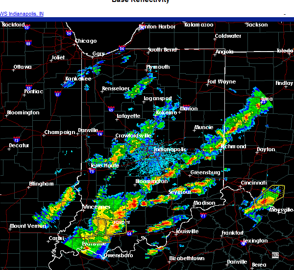 Interactive Hail Maps Hail Map for Medora, IN