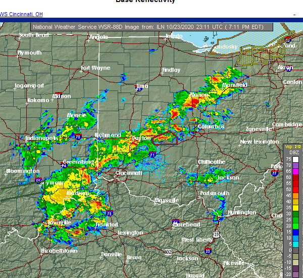 Interactive Hail Maps Hail Map for South Vienna, OH
