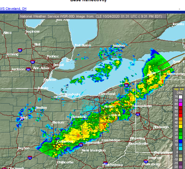 Interactive Hail Maps Hail Map for North Canton, OH