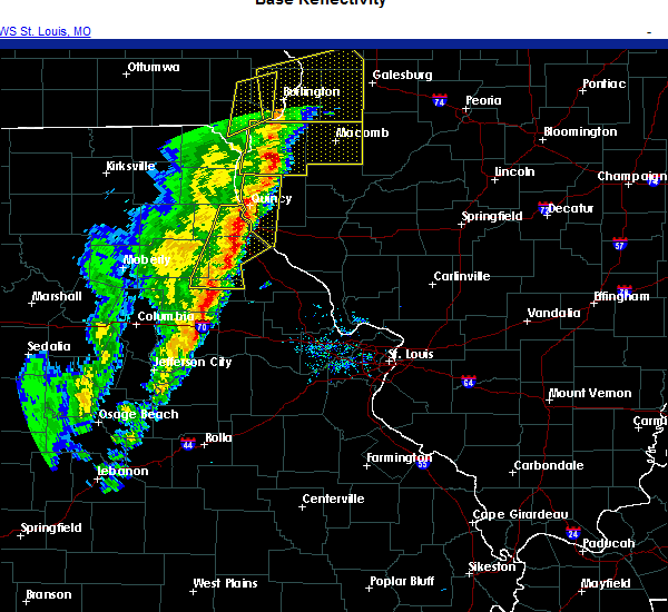 Interactive Hail Maps Hail Map for Quincy, IL