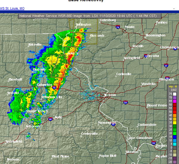 Interactive Hail Maps Hail Map for Quincy, IL