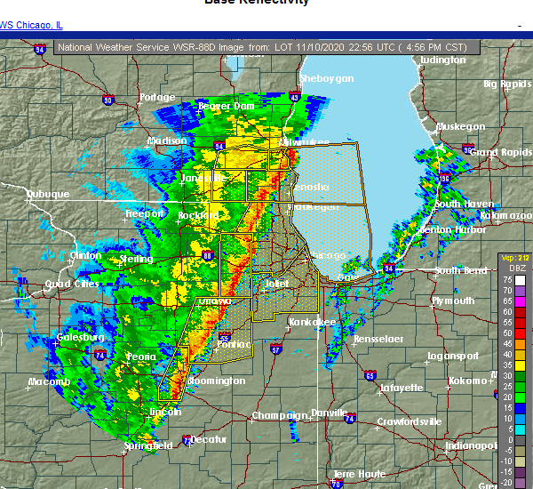 Interactive Hail Maps Hail Map for Saunemin, IL