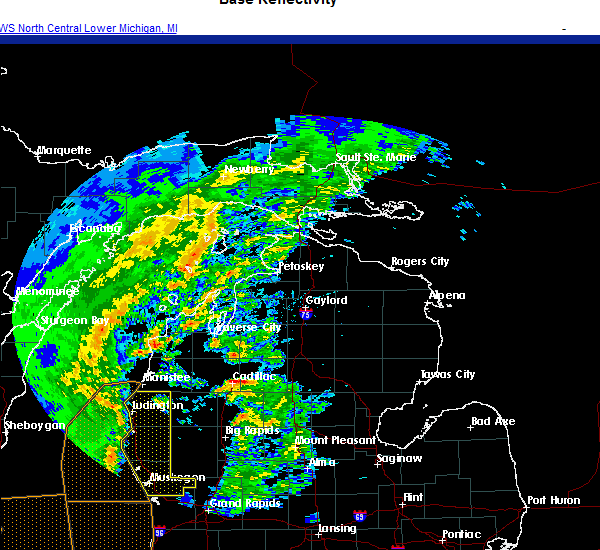 Interactive Hail Maps Hail Map for Onekama, MI