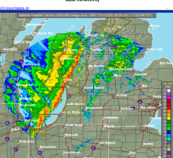 Interactive Hail Maps Hail Map for Hesperia, MI