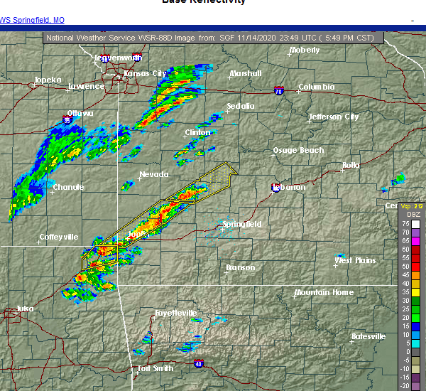Interactive Hail Maps Hail Map for Galena, KS