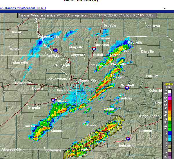 Hail Map for Knob Noster, MO Interactive Hail Maps