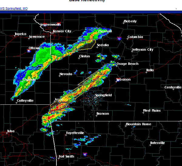 Interactive Hail Maps Hail Map for Bolivar, MO