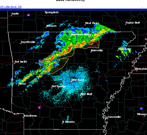 Interactive Hail Maps Hail Map for Guion, AR