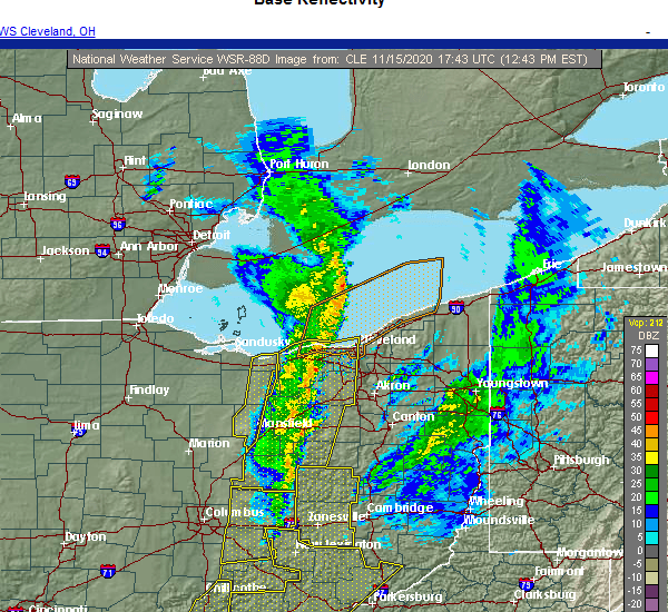 Interactive Hail Maps Hail Map for Strongsville, OH