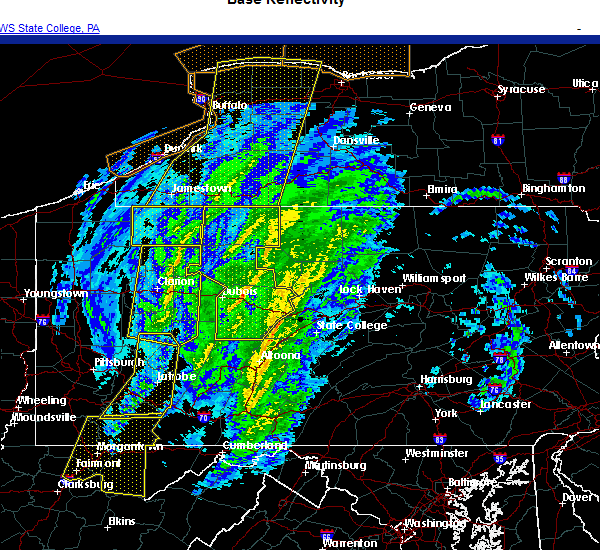 Interactive Hail Maps Hail Map for Clearfield, PA