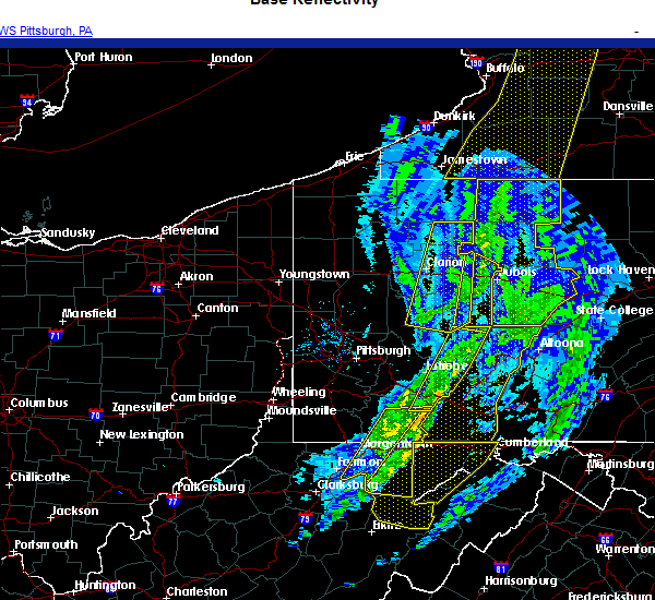 Interactive Hail Maps Hail Map for WV