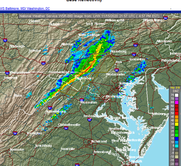 Interactive Hail Maps Hail Map for Wardensville, WV