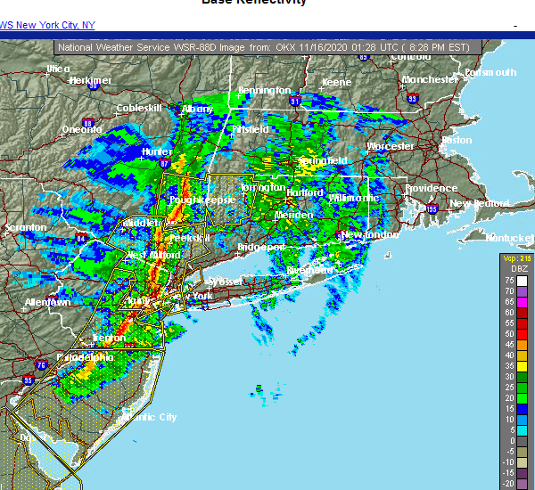 Interactive Hail Maps Hail Map for Lake Carmel, NY