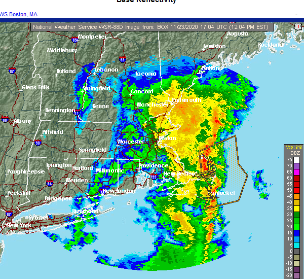 Interactive Hail Maps Hail Map for Brewster, MA