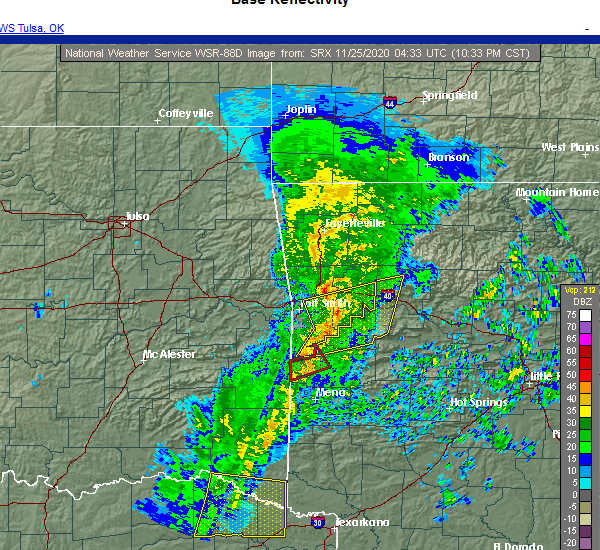 Hail Map for Mena, AR Interactive Hail Maps